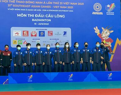 ทีมตบลูกขนไก่สาวไทย พิชิต อินโดนีเซีย 3-0 คู่ คว้าแชมป์แบดมินตันทีมหญิง ศึกซีเกมส์ สมัย 8