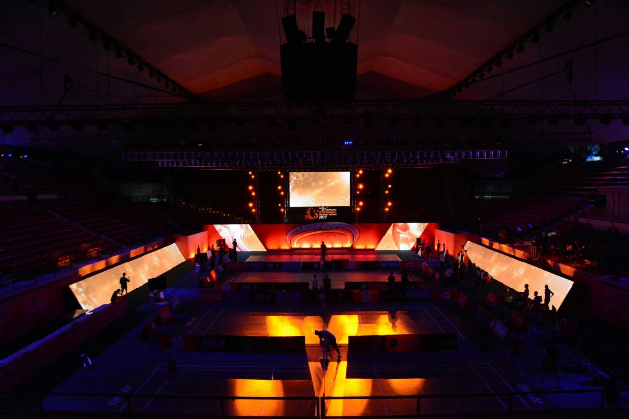 บรรยากาศการซ้อมรวมของทัพนักแบดมินตันไทย และการเปิดสนาม บรรยากาศการซ้อมรวมของทัพนักแบดมินตันไทย และการเปิดสนาม