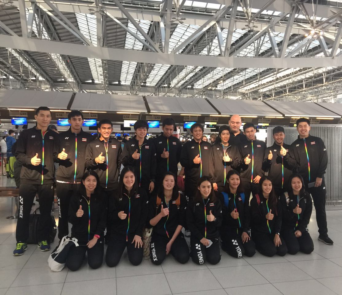 ทัพนักกีฬาไทยเตรียมสู้ศึก Robot Badminton Asia Mixed Team Championships 2017 