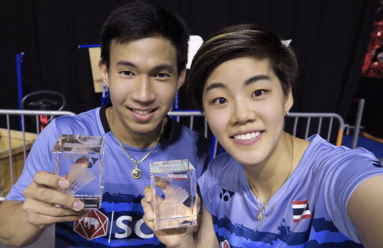 บาส-ปอป้อ คว้าแชมป์ YONEX Swiss Open 2017 บาส-ปอป้อ คว้าแชมป์ YONEX Swiss Open 2017