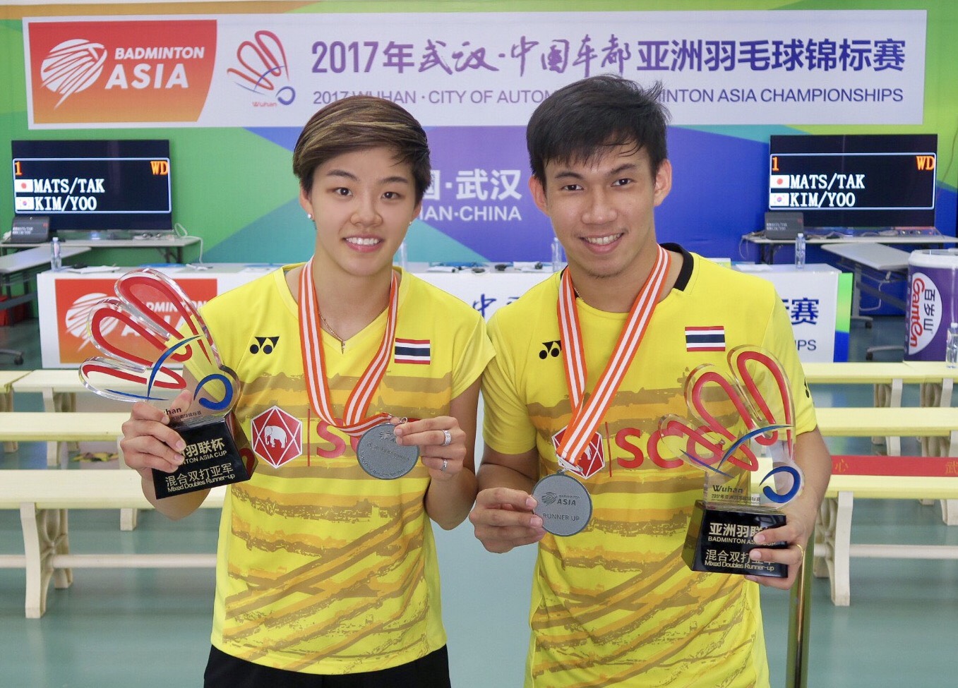 บาส-ปอป้อ ได้รองชนะเลิศแบดมินตันชิงแชมป์เอเชีย 2017 บาส-ปอป้อ ได้รองชนะเลิศแบดมินตันชิงแชมป์เอเชีย 2017