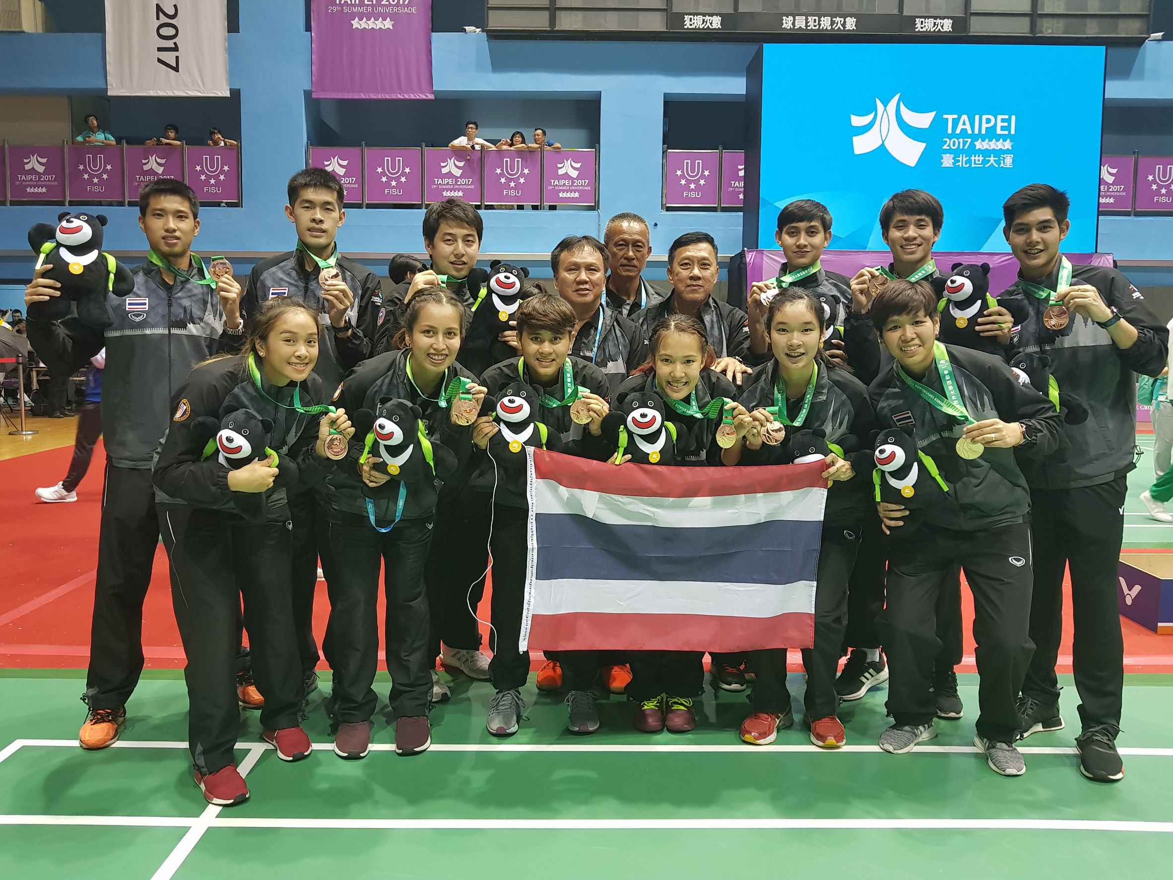 แบดมินตันมหาวิทยาลัยโลก ทีมไทยได้เหรียญทองแดง เป็นสมัยที่ 4 แบดมินตันมหาวิทยาลัยโลก ทีมไทยได้เหรียญทองแดง เป็นสมัยที่ 4