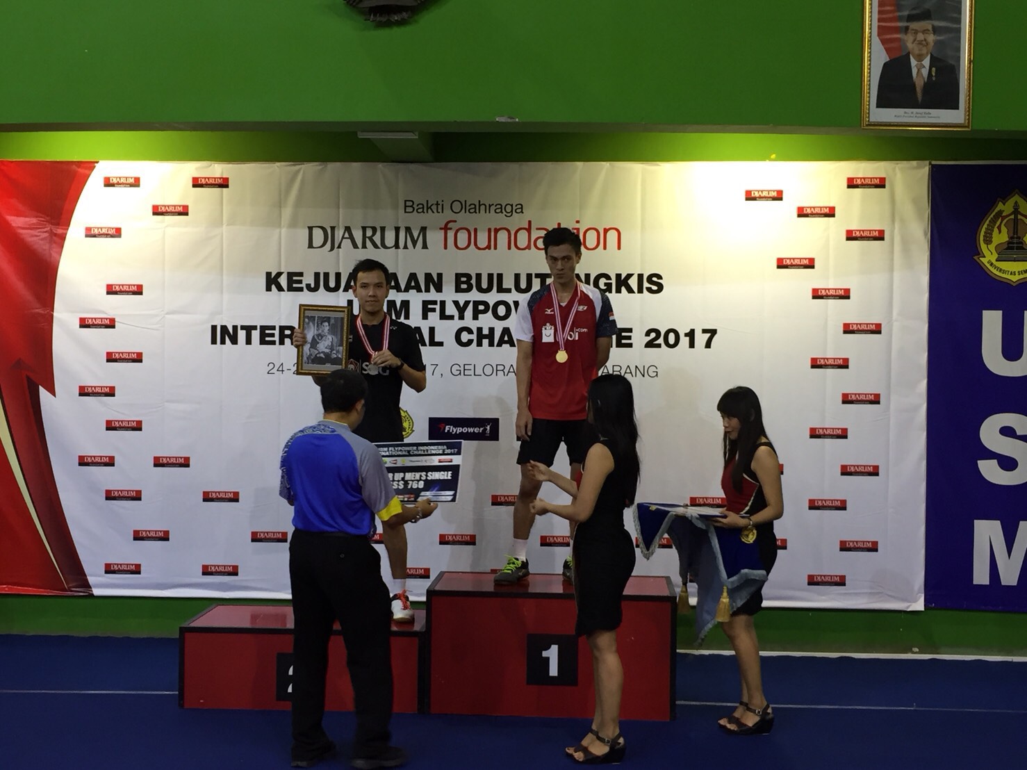 สิทธิคมน์ ธรรมศิลป์ คว้ารองชนะเลิศ USM Flypower Indonesia International Challenge 2017 สิทธิคมน์ ธรรมศิลป์ คว้ารองชนะเลิศ USM Flypower Indonesia International Challenge 2017