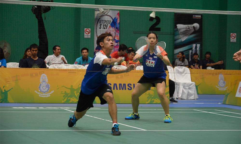 การแข่งขันแบดมินตัน BEER LAO International Series 2017 รอบรองชนะเลิศ วันที่ 4 พฤศจิกายน 2560 การแข่งขันแบดมินตัน BEER LAO International Series 2017 รอบรองชนะเลิศ วันที่ 4 พฤศจิกายน 2560