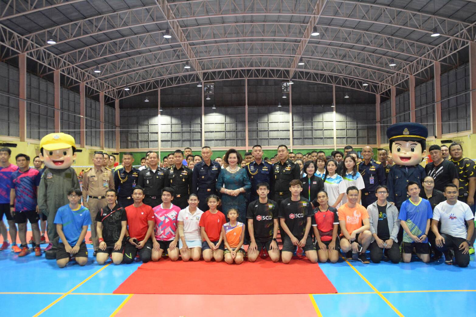 พิธีเปิดการแข่งขันแบดมินตันการกุศลนักเรียนเตรียมทหาร รุ่นที่ 26 ช่วยกิจกรรมสาธารณกุศลให้ทหาร 3 จว.ชายแดนใต้