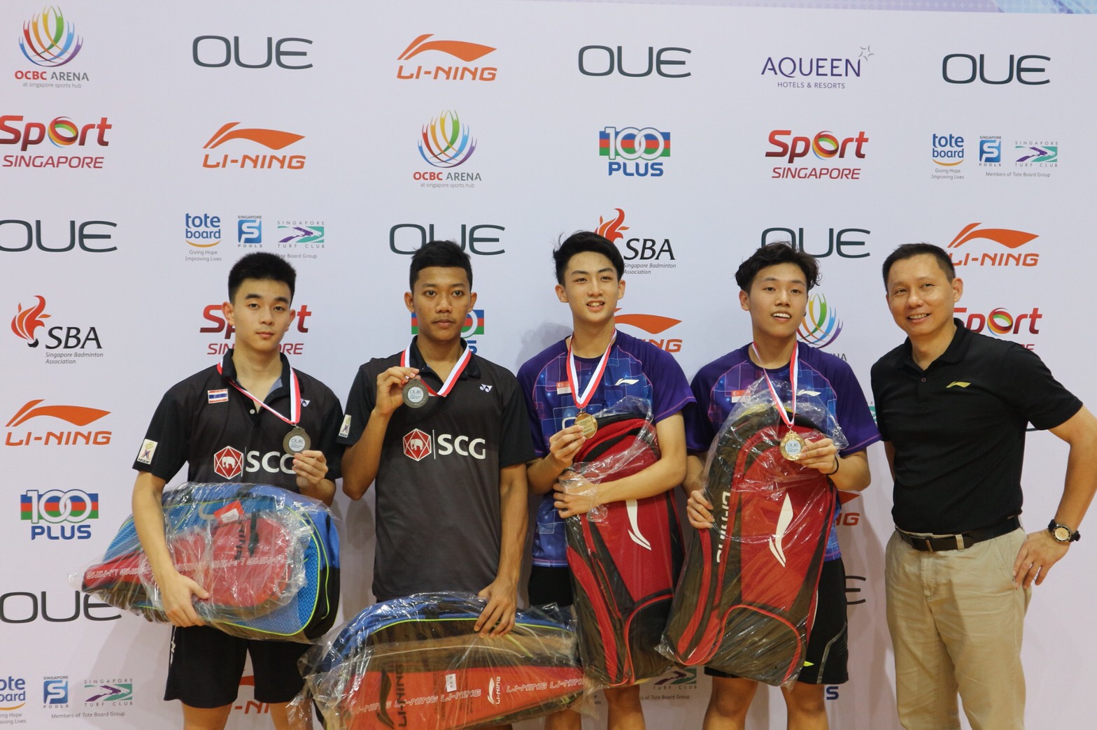 ไทยคว้าแชมป์ OUE Singapore Youth International Series 2017 ไทยคว้าแชมป์ OUE Singapore Youth International Series 2017