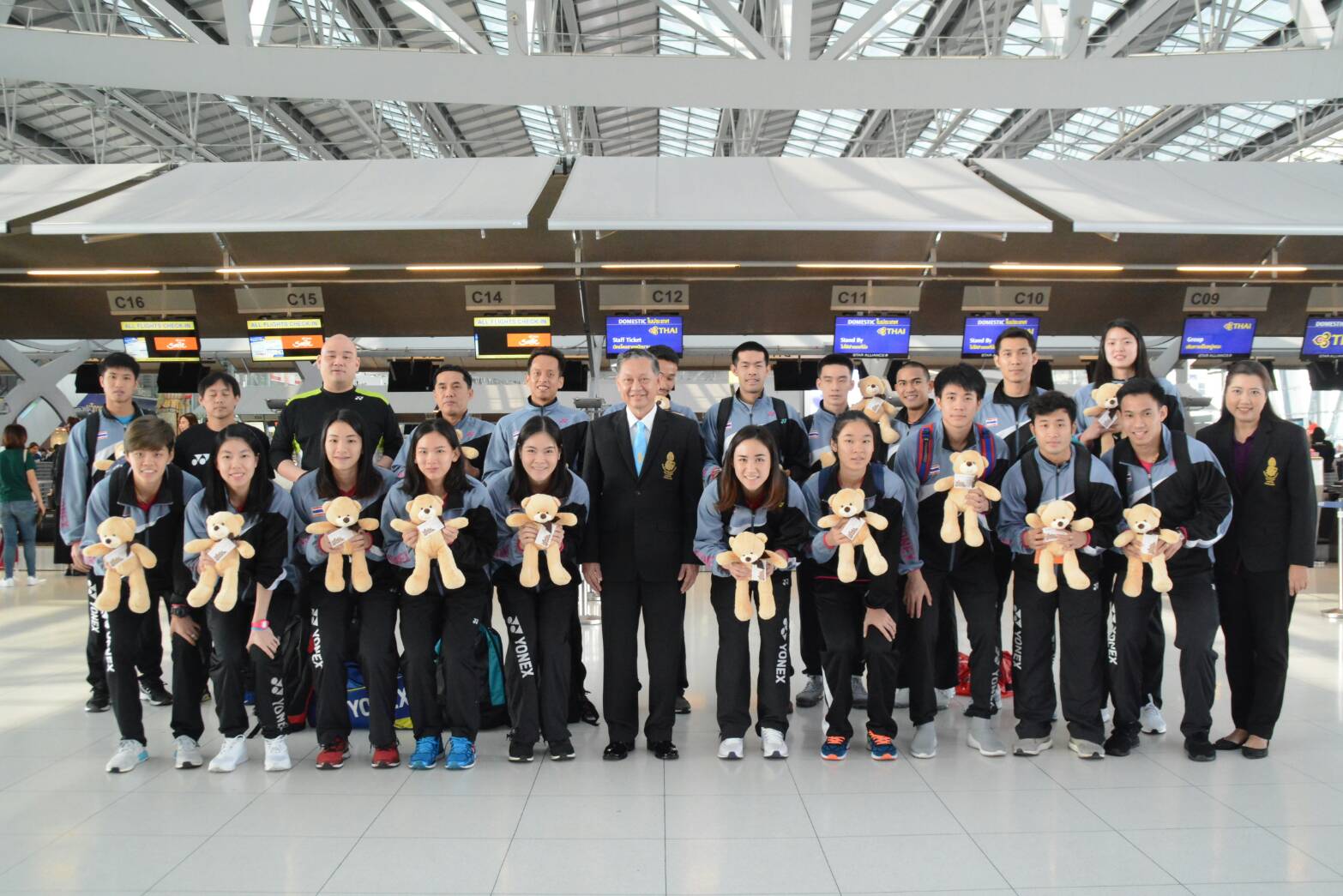 ทัพนักแบดไทย เดินทางสู้ศึกชิงแชมป์เอเชียประเภททีม
