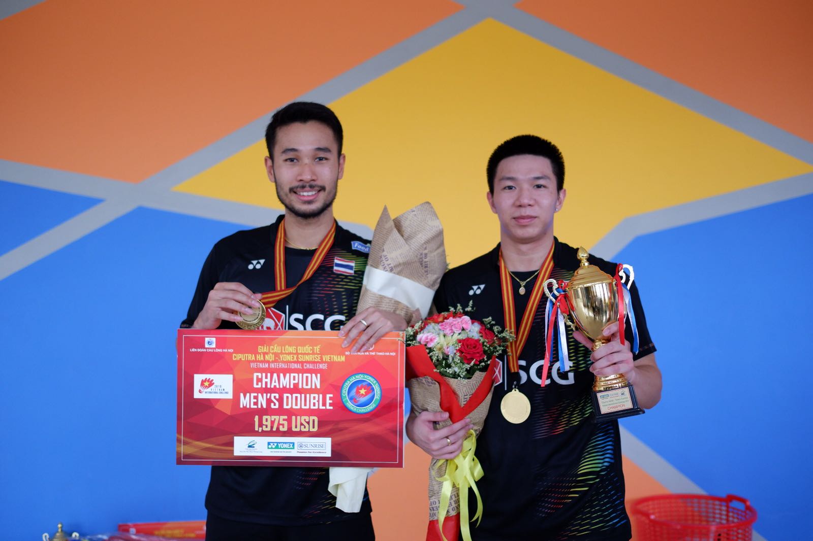 มณีพงศ์-นันทกานต์ คว้าแชมป์ชายคู่ Vietnam International Challenge 2018 มณีพงศ์-นันทกานต์ คว้าแชมป์ชายคู่ Vietnam International Challenge 2018