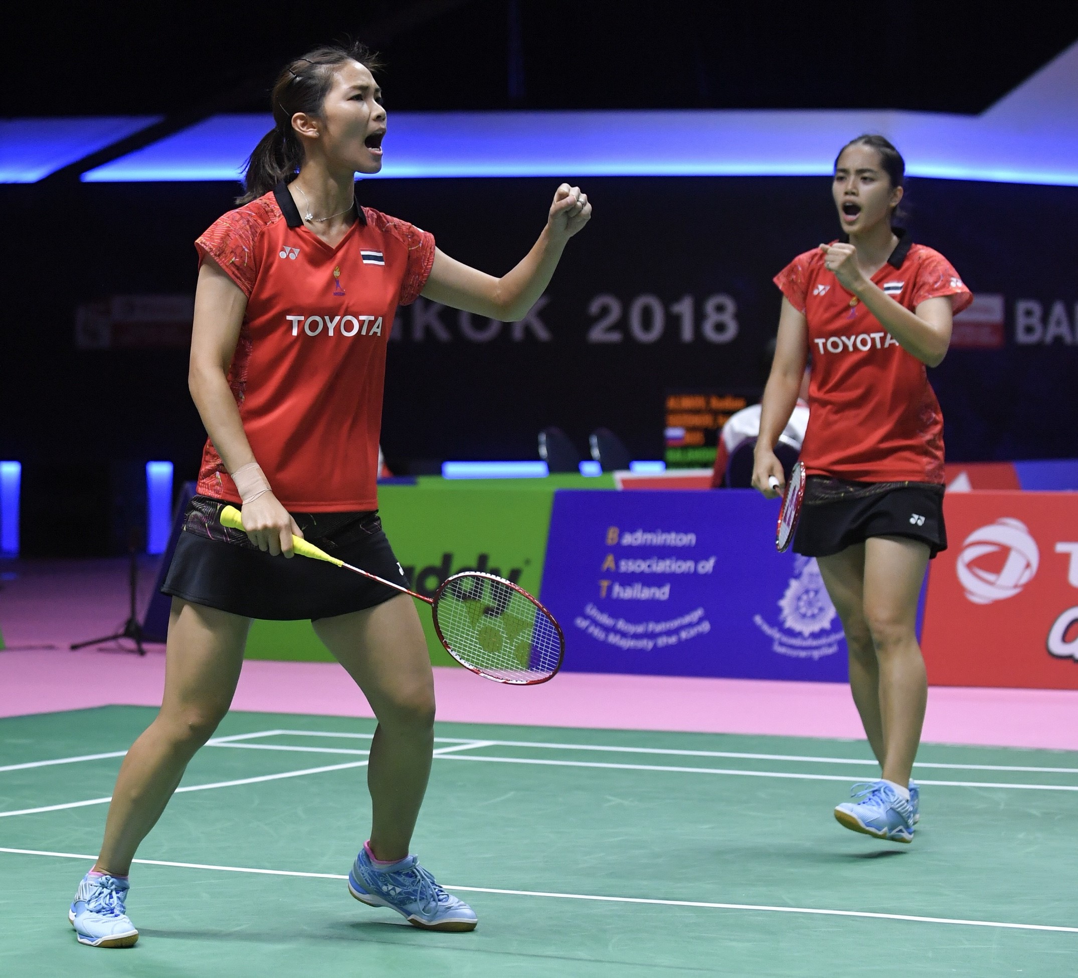 สาวไทยเฉือนไต้หวันหวิว 3-2 คู่ผงาดแชมป์กลุ่ม