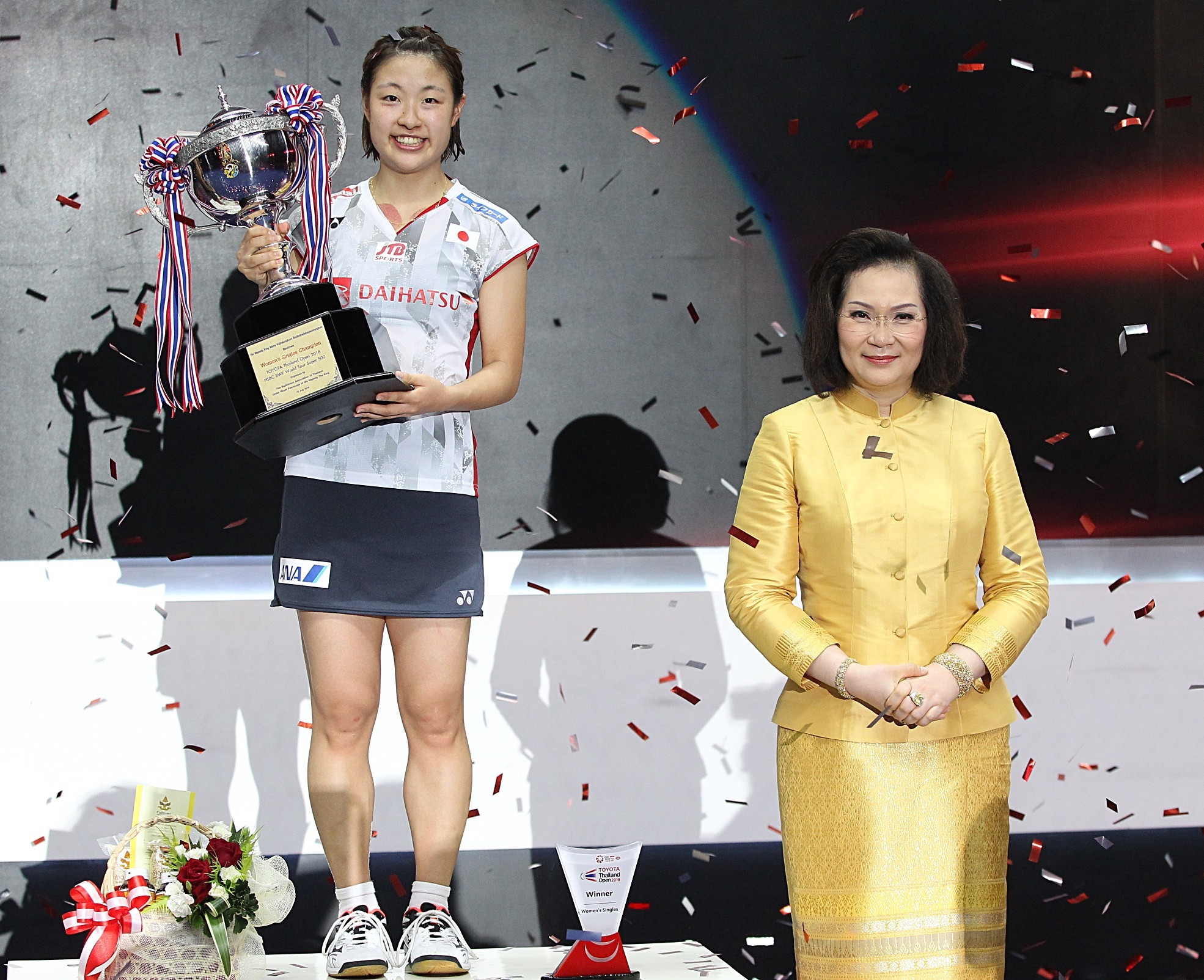 โนโซมิ โอกูฮาระ คว้าแชมป์หญิงเดี่ยว ขนไก่ไทยแลนด์โอเพ่น2018 โนโซมิ โอกูฮาระ คว้าแชมป์หญิงเดี่ยว ขนไก่ไทยแลนด์โอเพ่น2018
