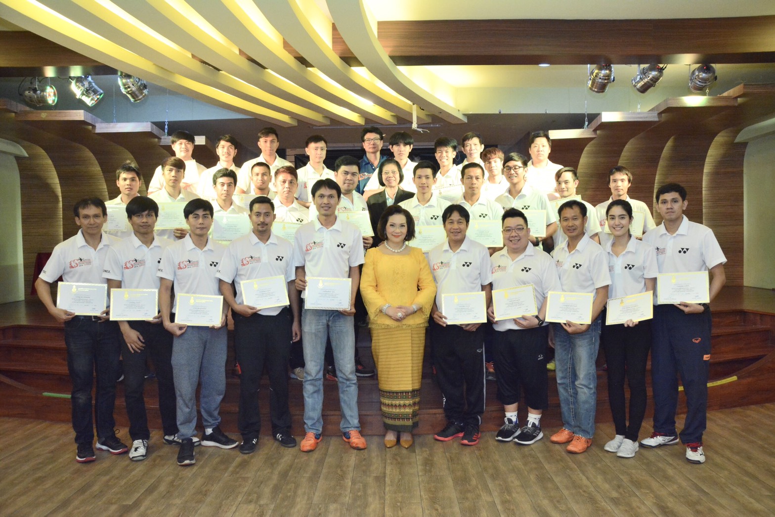 คุณหญิงปัทมาฯ เป็นประธานและมอบเกียรติบัตรในพิธีปิดการอบรมผู้ฝึกสอน License C ประจำปี พ.ศ. 2562 คุณหญิงปัทมาฯ เป็นประธานและมอบเกียรติบัตรในพิธีปิดการอบรมผู้ฝึกสอน License C ประจำปี พ.ศ. 2562