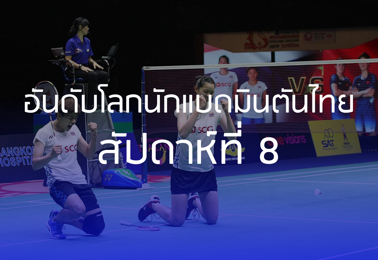 อันดับโลกนักแบดมินตันไทย สัปดาห์ที่ 8 อันดับโลกนักแบดมินตันไทย สัปดาห์ที่ 8