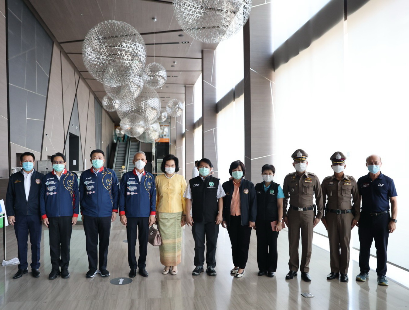 คณะฯ ตรวจเยี่ยมอิมแพคและบริเวณโดยรอบ มั่นใจแบดมินตันเวิลด์ทัวร์ 3 รายการใหญ่ จัดได้ตามมาตรการป้องกันเคร่งครัดและความปลอดภัยขั้นสูงสุดทุกจุด คณะฯ ตรวจเยี่ยมอิมแพคและบริเวณโดยรอบ มั่นใจแบดมินตันเวิลด์ทัวร์ 3 รายการใหญ่ จัดได้ตามมาตรการป้องกันเคร่งครัดและความปลอดภัยขั้นสูงสุดทุกจุด