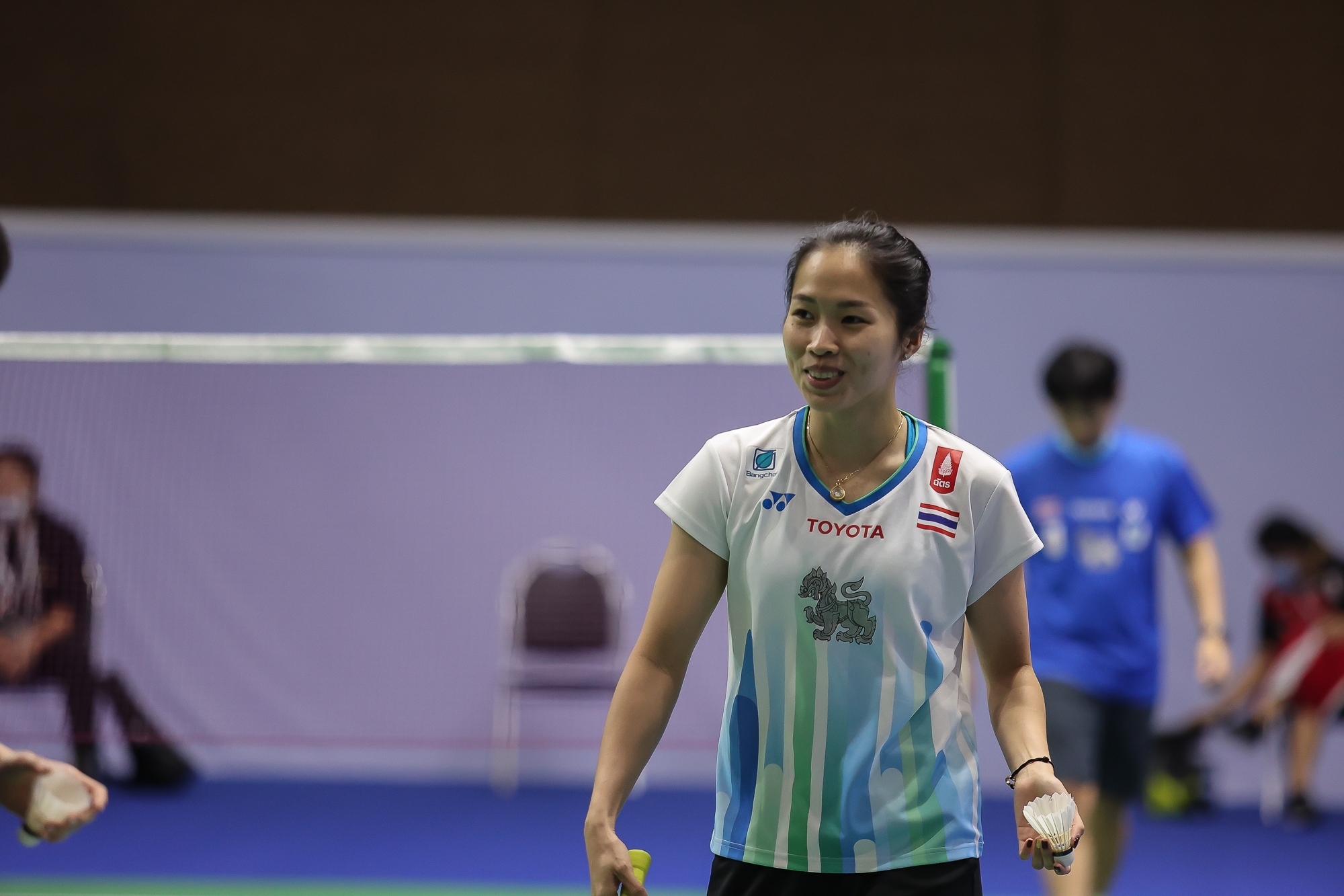 ทัพนักแบดไทยลงสนามซ้อมแบบนิวนอร์มอลวันแรกคึกคัก เตรียมลุยศึกใหญ่ในอีกไม่กี่วันข้างหน้า  นานาชาติชื่นชมไทยเป็นเจ้าภาพจัดศึกแห่งประวัติศาสตร์อย่างเป็นเลิศ