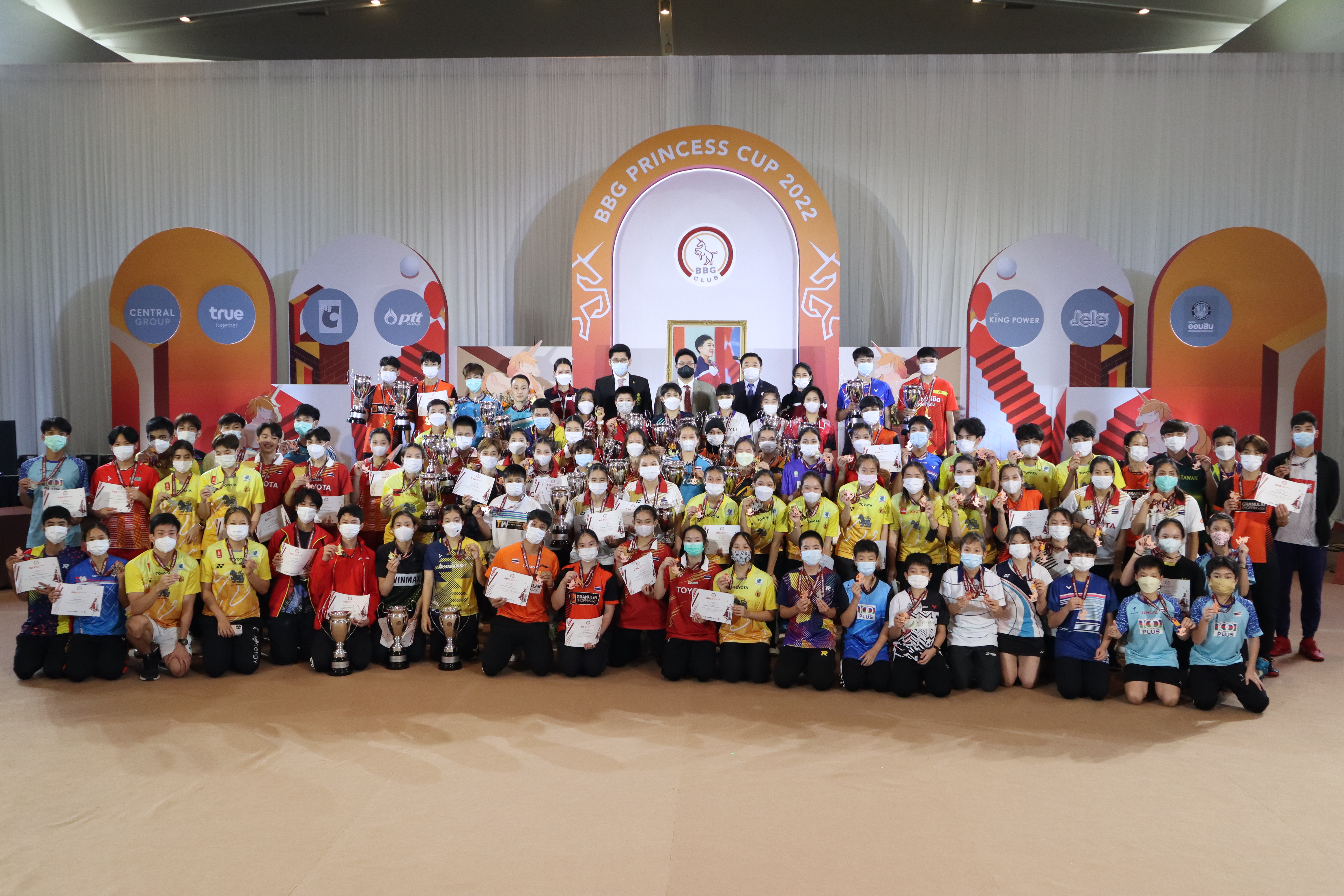 เสร็จสิ้นการแข่งขันกีฬาแบดมินตัน “BBG Princess Cup 2022”