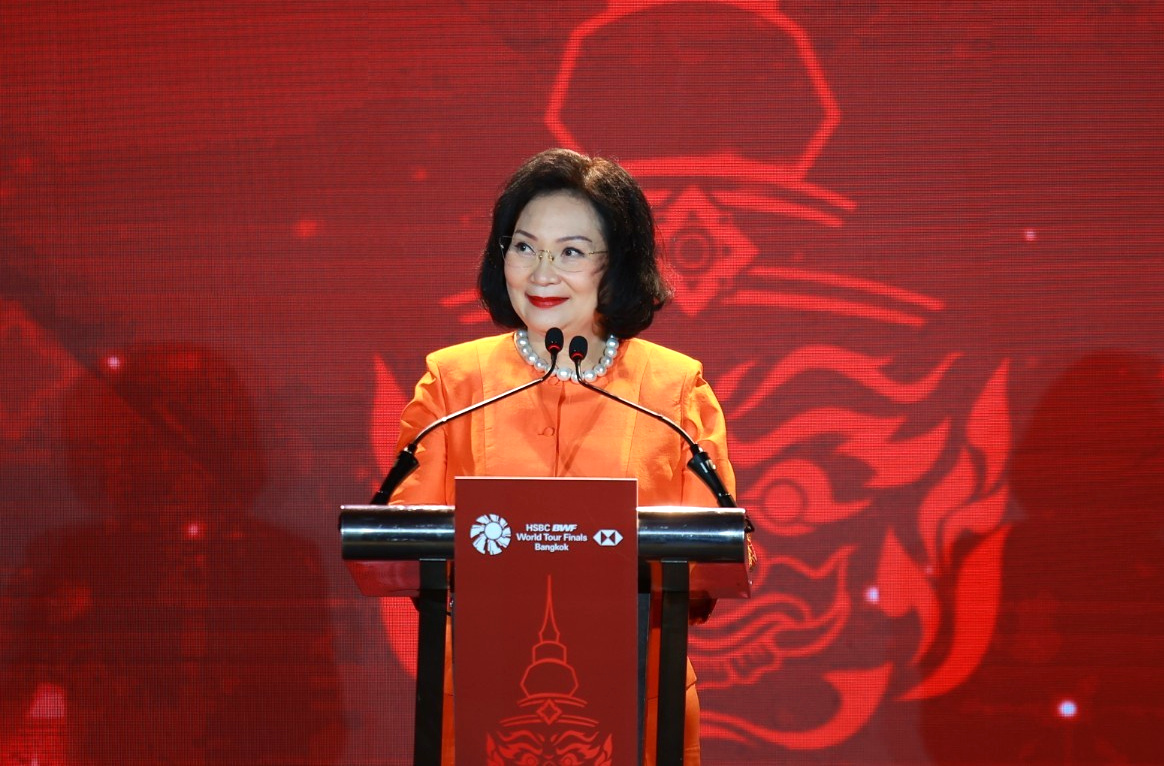 ‘คุณหญิงปัทมา’ พร้อมจัด แบดมินตันนานาชาติปีหน้า 4 รายการใหญ่ หนุนนักตบลูกขนไก่ไทย ลุยเก็บคะแนนไปโอลิมปิก ปารีส 2024