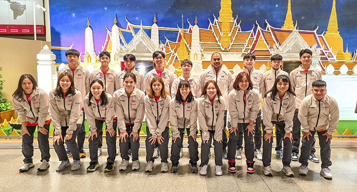 ทัพแบดมินตันเยาวชนไทยบินลัดฟ้าสู่อินโดนีเซียลุยศึกเยาวชนชิงแชมป์เอเชีย 2024 ทัพแบดมินตันเยาวชนไทยบินลัดฟ้าสู่อินโดนีเซียลุยศึกเยาวชนชิงแชมป์เอเชีย 2024