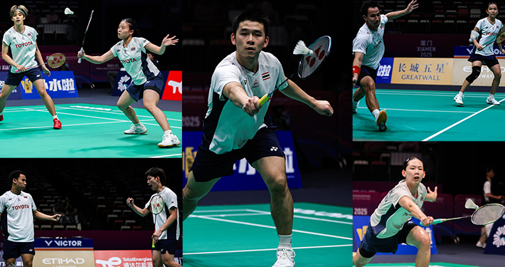 สุดยอด! แบดมินตันไทยฟอร์มดุ ถล่มฮ่องกง 5-0 ประเดิมชัยศึกสุธีรมาน คัพ สุดยอด! แบดมินตันไทยฟอร์มดุ ถล่มฮ่องกง 5-0 ประเดิมชัยศึกสุธีรมาน คัพ