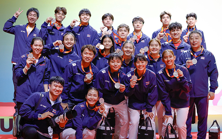 แบดมินตันไทย พ่ายจีนหวุดหวิด คว้ารองแชมป์ทีมผสมเยาวชนเอเชีย แบดมินตันไทย พ่ายจีนหวุดหวิด คว้ารองแชมป์ทีมผสมเยาวชนเอเชีย