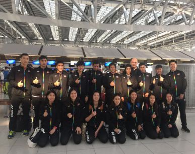 ทัพนักกีฬาไทยเตรียมสู้ศึก Robot Badminton Asia Mixed Team Championships 2017