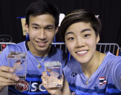 บาส-ปอป้อ คว้าแชมป์ YONEX Swiss Open 2017