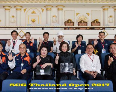 คุณหญิงปัทมา ชื่นชม ไทยมีลุ้น แชมป์ 3 ประเภท หญิงเดี่ยว ชายเดี่ยว คู่ผสม "เอสซีจี ไทยแลนด์ โอเพ่น 2017"