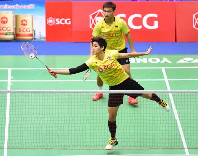 "ทรัพย์สิรี-เดชาพล"ตบสมแชมป์ลิ่วแบดฯSCG ไทยแลนด์ "เจ้าสอง" ทนงศักดิ์ ฉลุยชายเดี่ยว 16 คน