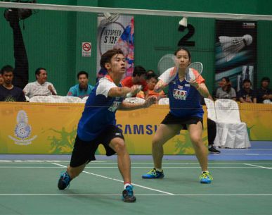 การแข่งขันแบดมินตัน BEER LAO International Series 2017 รอบรองชนะเลิศ วันที่ 4 พฤศจิกายน 2560