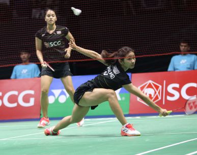 "กิ๊ฟ" จงกลพรรณ/"วิว" รวินดา ผ่านเข้ารอบชิงชนะเลิศ India Open 2018