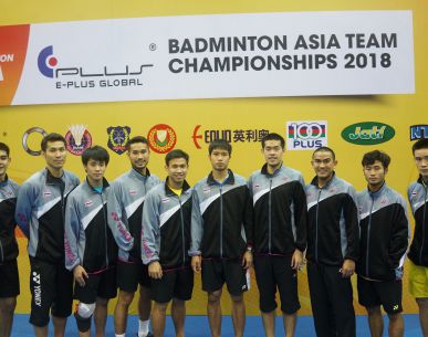 แบดทีมชายไทย พ่าย ไทเป 2-3 คู่ รอบแบ่งกลุ่มแมทช์ที่สอง ในแบดเอเชียทีมฯ