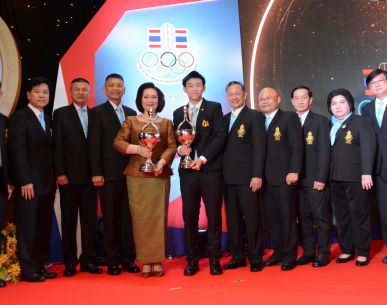 สมาคมกีฬาแบด คว้า 4 รางวัล “วันนักกีฬายอดเยี่ยม 2560” ของสมาคมผู้สื่อข่าวกีฬา