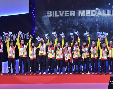 ขนไก่สาวไทยคว้ารองแชมป์อูเบอร์คัพ บันทึกประวัติศาสตร์ครั้งแรก ในรอบ 61 ปี
