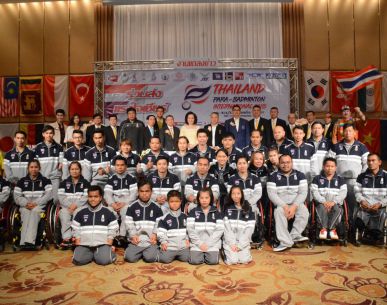 แถลงข่าวแบดมินตันคนพิการนานาชาติ รายการ THAILAND PARA –BADMINTON INTERNATIONAL 2018