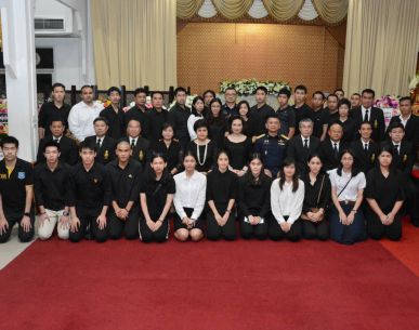 สมาคมแบดฯ เป็นเจ้าภาพสวดพระอภิธรรมศพ คุณจันทราวรรณ ธรรมวิชัย ภรรยา นาวาอากาศเอก จักรกฤษณ์ ธรรมวิชัย ประธานฝ่ายพัฒนานักกีฬาสู่ความเป็นเลิศของสมาคมฯ