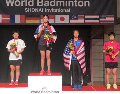 พิชามล โอภาสนิพัทธ์ คว้าแชมป์ World Badminton U15 SHONAI Invitational 2019