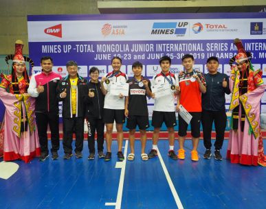 นักแบดฯไทย คว้า 1 แชมป์ 2 รองแชมป์ "มองโกเลีย อินเตอร์เนชั่นแนล ชาลเลนจ์ 2019"
