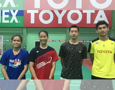 ครบโควต้า! 4 นักแบดคว้าสิทธิติดทีมเยาวชนทีมชาติไทยลุยศึกเยาวชนชิงแชมป์โลก