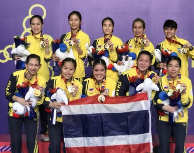 ทีมตบลูกขนไก่สาวไทย เจ๋ง คว้าแชมป์ซีเกมส์ 4 สมัยติด