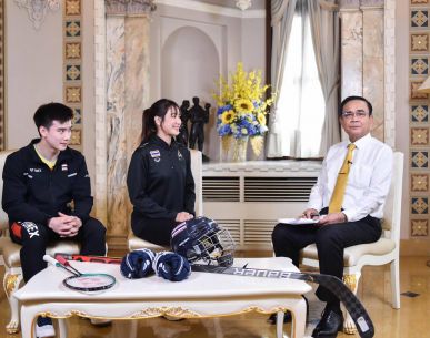 สมาคมกีฬาแบดมินตันฯ ได้รับเกียรติจัดนักกีฬาแบดมินตันเข้าร่วมรายการ Government Weekly ร่วมกับ พล.อ. ประยุทธ์ จันทร์โอชา นายกรัฐมนตรี