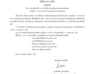 กำหนดวันแข่งขัน รายการโตโยต้าเยาวชนชิงชนะเลิศแห่งประเทศไทย รอบภูมิภาค ภาคกลางและภาคกรุงเทพมหานครและปริมณฑล
