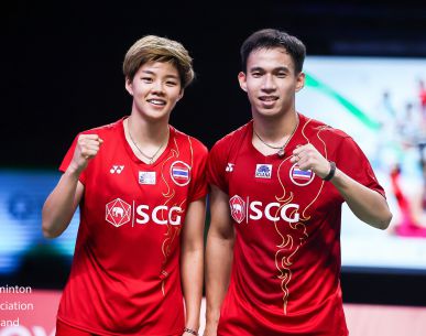 คุณหญิงปัทมา ชื่นชม “บาส-ปอป้อ” คว้าแชมป์คู่ผสม โยเน็กซ์ ไทยแลนด์ โอเพ่น ขอขอบคุณรัฐบาลไทยและผู้ให้การสนับสนุนแบดมินตัน 3 รายการใหญ่