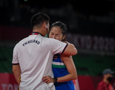 "เมย์" ร่ำไห้ พลาดท่าพ่าย ไต้ จื่ออิง หวุดหวิด ช่วงท้ายเกม 3 ตกรอบ 8 คน หญิงเดี่ยว แบดมินตัน โอลิมปิก โตเกียว 2020