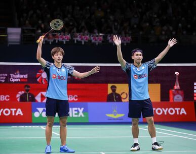 “บาส-ปอป้อ” ล้มแชมป์โอลิมปิก เข้าชิง “ไทยแลนด์ โอเพ่น 2022”