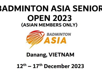 BADMINTON ASIA SENIOR OPEN 2023