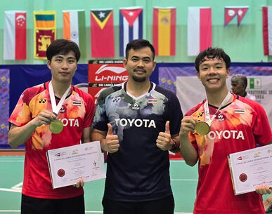 ขนไก่ดาวรุ่งไทย กวาด 3 แชมป์ศึกศรีลังกา อินเตอร์ซีรี่ส์