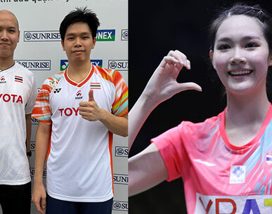 "ภูริ-พิ้งค์" ฟอร์มปังทะลุชิงแบดมินตันเวียดนาม อินเตอร์ชาเลนจ์  