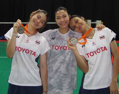 "แพท-กัสจัง" ผงาดคว้ารองแชมป์หญิงคู่ ปิดฉากแบดมินตันเยาวชนเอเชีย 2025