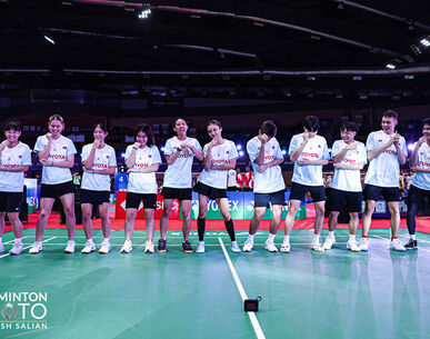 แบดมินตันเยาวชนไทยสุดแกร่ง! ถล่มโปรตุเกส 2-0 เซต ศึกทีมผสมโลก