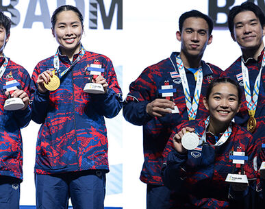 แบดมินตันไทยสุดแกร่ง กวาด 3 ทองซีเกมส์ "เมย์-รัชนก-ไตเติ้ล-เจน" ผงาดแชมป์บุคคล