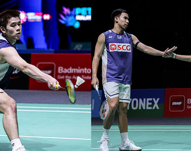 "วิว กุลวุฒิ" ควงคู่ "บาส-เฟม-โนแอล-มูนา" ฟอร์มดุทะลุรอบสอง แบดมินตัน มาเลเซีย โอเพ่น 2026 